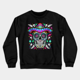 Flower Skull - Day Of The Dead Crewneck Sweatshirt